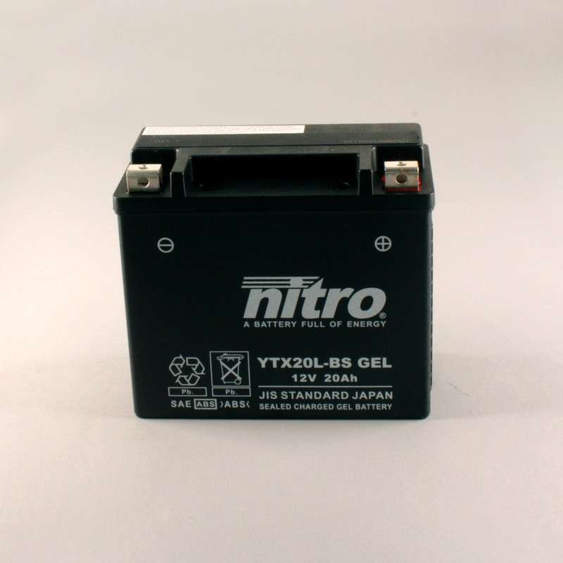 NITRO Batterie YTX20L-BS Gel