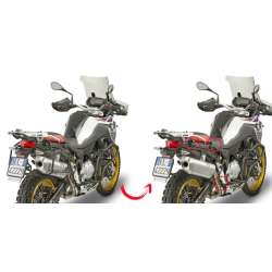 Support latéral GIVI PLR avec vis Quick-Lock pour démontage rapide