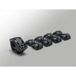SW-MOTECH Kit de montage universel noir pour GPS 22.28 mm et 1 inch avec boule