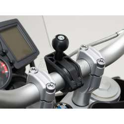 SW-MOTECH Kit de montage universel noir pour GPS 22.28 mm et 1 inch avec boule