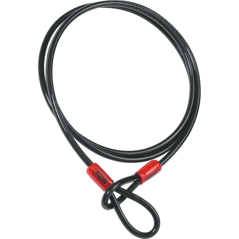 ABUS Cobra 10/200 Cable en acier noir