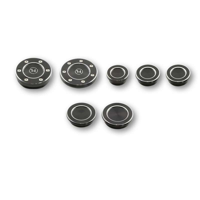 Highsider CNC Couvercles trous du cadre, SET A pour BMW RnineT 14-16