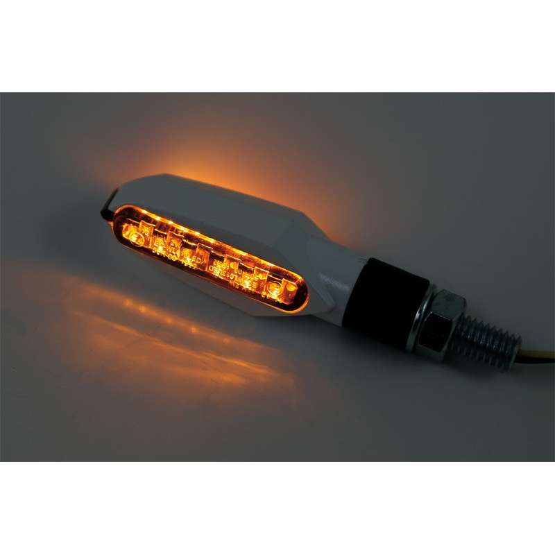 SHIN YO Clignoteur LED MULTIFACE, boîtier blanc