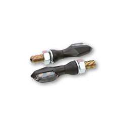 Highsider LED-Blinker SONIC-X2 schwarz, getöntes Glas