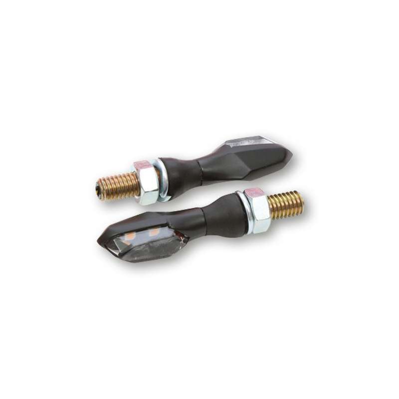 Highsider Clignotant LED SONIC-X2 noir, verre teintée