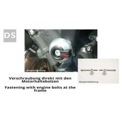 LSL Kit de fixation pour Crash Pad noir (DS)