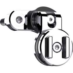 SP-Connect Fixation de levier de Moto Pro chrom