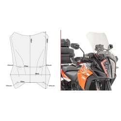 GIVI Bulle transparent