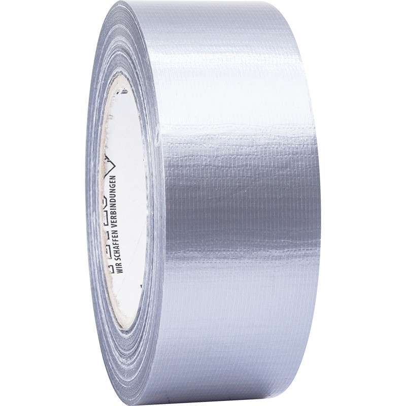 PETEC Gewebeband silber