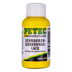 PETEC Schraubensicherungslack gelb