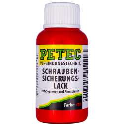 PETEC Schraubensicherungslack rot