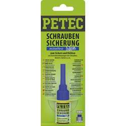 PETEC Schraubensicherung mittelfest blau 5g