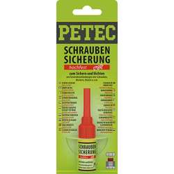 PETEC Schraubensicherung hochfest rot
