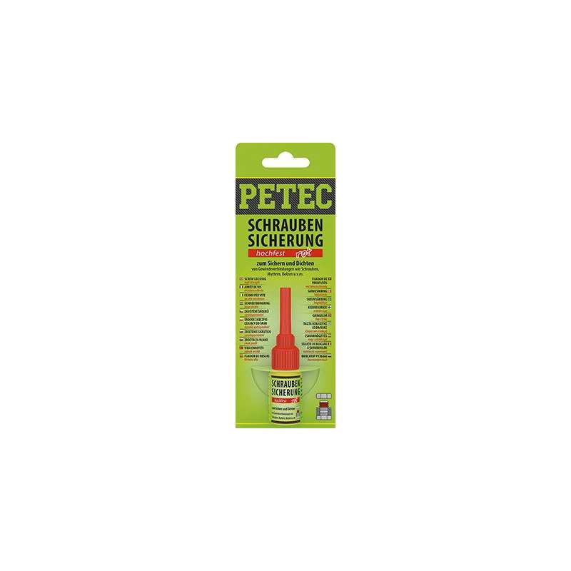 PETEC Schraubensicherung hochfest rot