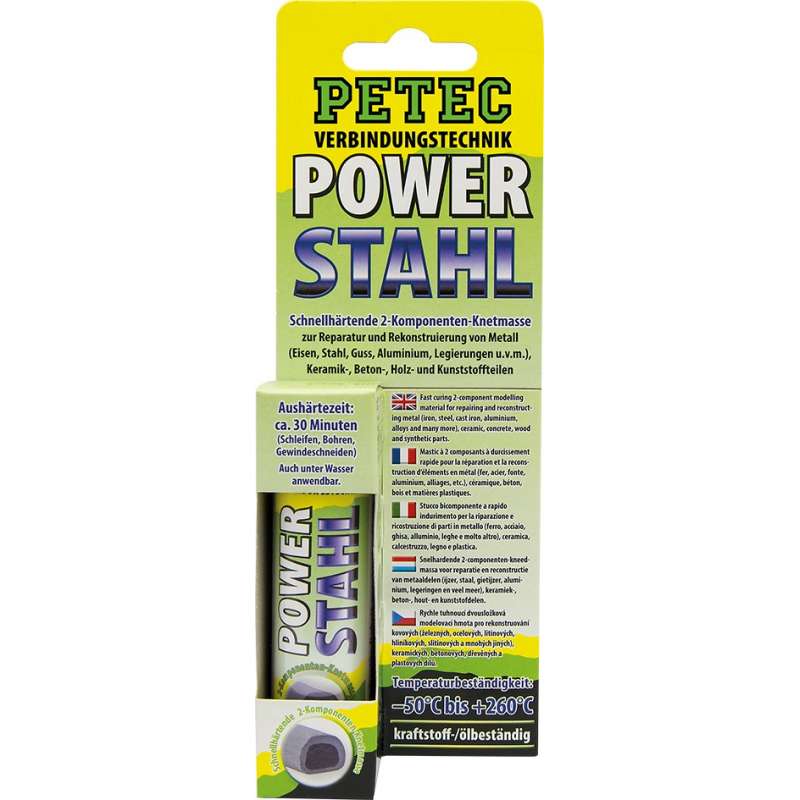 PETEC Repairstick Pâte à modeler acier Power