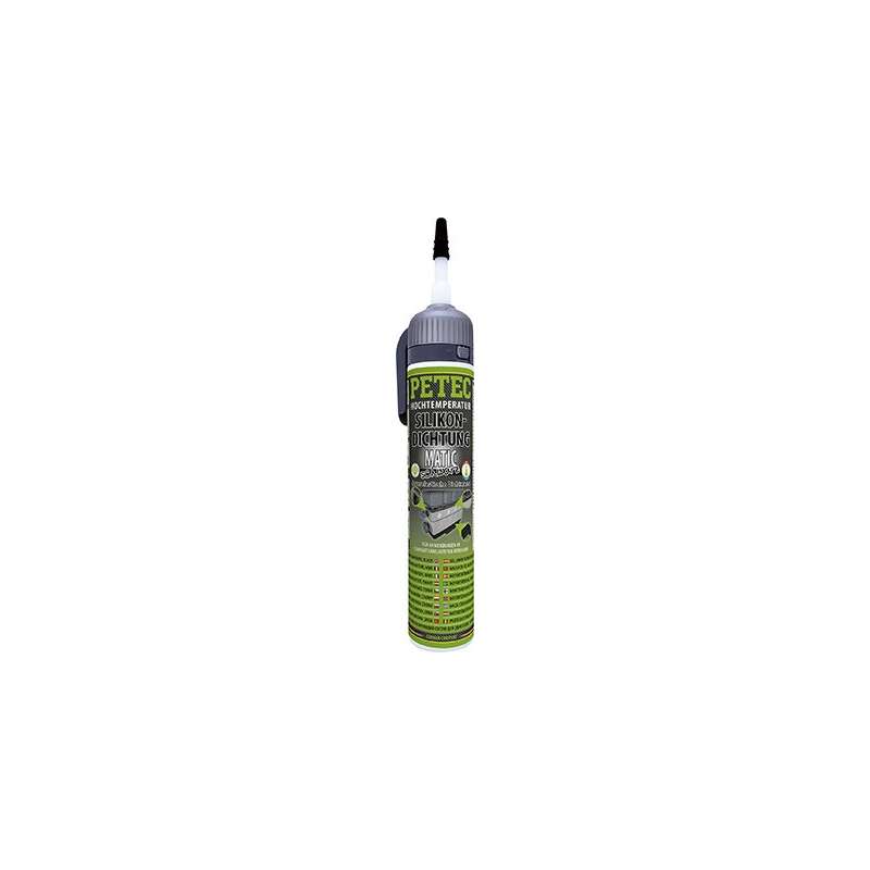 PETEC Joint Silicone haute température noir 200ml