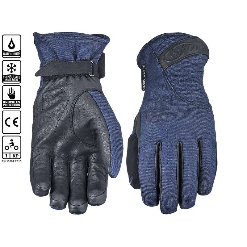 Five Gloves Milano Woman WP Denim