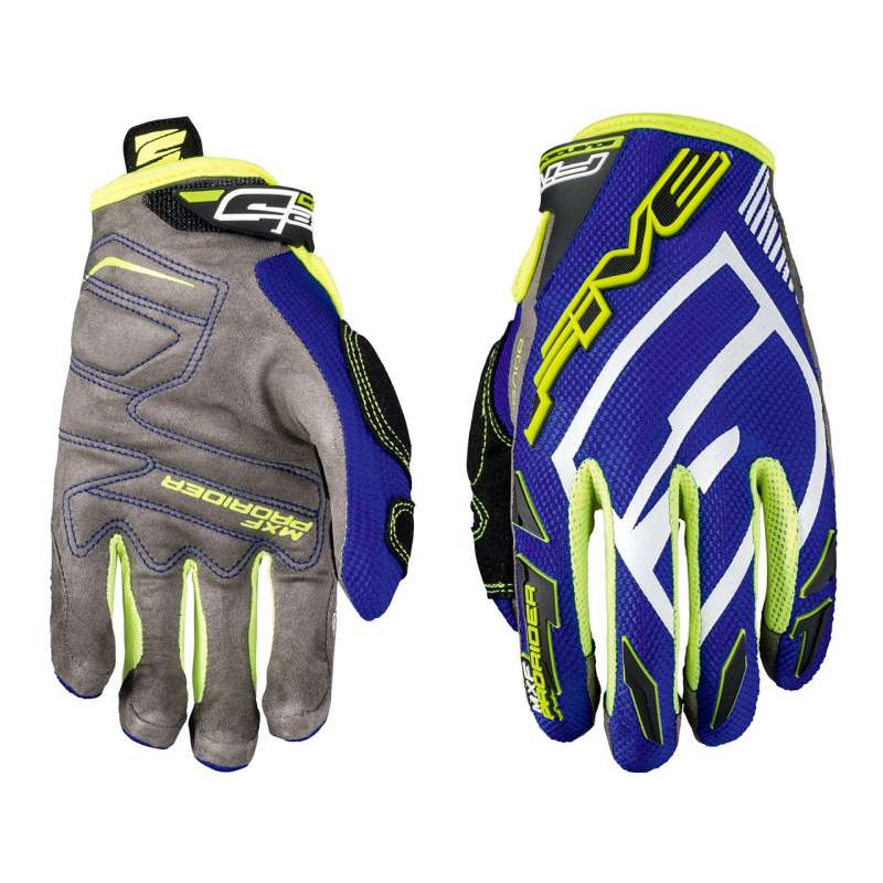 Five Gloves MXF Prorider S Blue/Fluo jaune