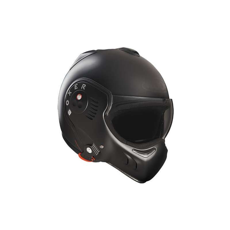 Casque modulable BOXER V8 Full Black Noir Mat