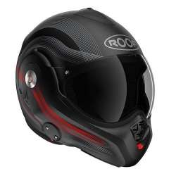 Casque modulable DESMO STREAMLINE Noir-Titane-Rouge mat