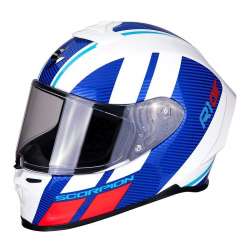 casque intégral Scorpion EXO-R1 AIR CORPUS White-Blue-Red