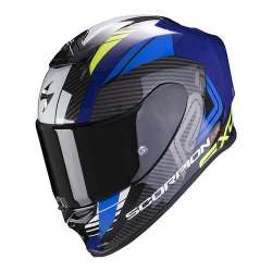 casque intégral Scorpion EXO-R1 AIR HALLEY Blue-Neon Yellow