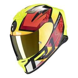 casque intégral Scorpion EXO-R1 AIR INFINI Black-Red-Neon Yellow