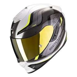 casque intégral Scorpion EXO-1400 AIR ATTUNE White-Neon Yellow