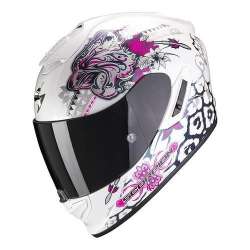 casque intégral Scorpion EXO-1400 AIR TOA White-Pink