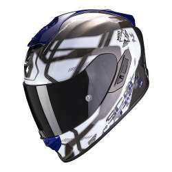 casque intégral Scorpion EXO-1400 AIR SPATIUM White-Blue