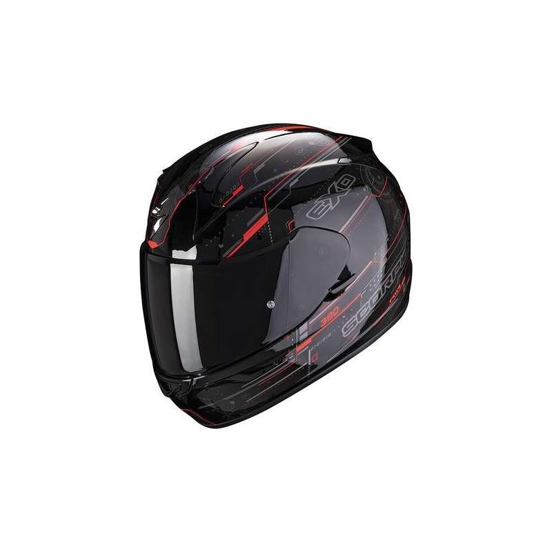 Integralhelm Scorpion EXO-390 BEAT Black-Neon Red