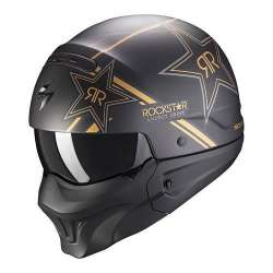 Casque modulable Scorpion EXO-COMBAT EVO ROCKSTAR Rockstar Gold