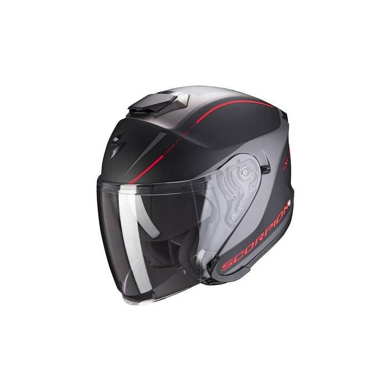 Casque jet Scorpion EXO-S1 SHADOW Matt Black-Red