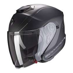 Casque jet Scorpion EXO-S1 SHADOW Matt Black-Silver