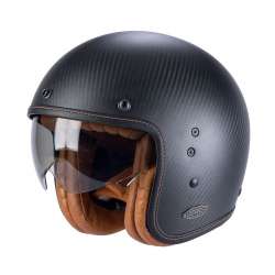 Casque jet Scorpion BELFAST CARBON UNI Carbon Matt Black