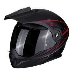 Casque modulable Scorpion ADX-1 HORIZON Matt Black-Neon Red