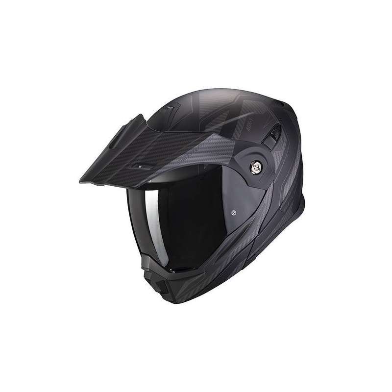 Casque modulable Scorpion ADX-1 TUCSON Matt Black-Carbon Black