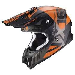 Kreuzhelm Scorpion VX-16 AIR MACH Matt Black-Orange