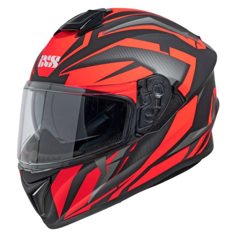 Casque Intégral iXS216 2.1 noir mat-rouge Casque Intégral iXS216 2.1 noir mat-rouge