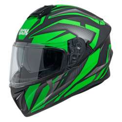 Casque Intégral iXS216 2.1 noir mat-vert-blanc