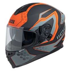 Casque Intégral iXS1100 2.2 noir mat-orange