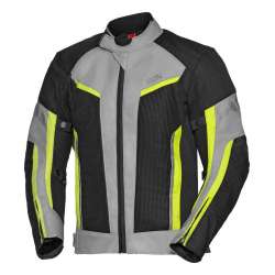 IXS Sport Veste Ashton-Air noir-gris-jaune