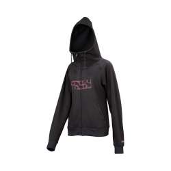 IXS Brand Women Hoody noir-aubergine