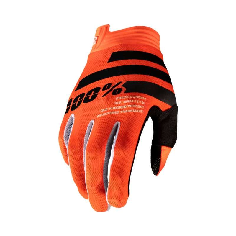 100% iTrack gants Youth orange KL (Kinder L)