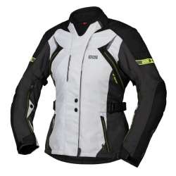 IXS Damen Jacke Tour Liz-ST grau-schwarz-gelb