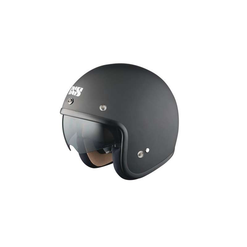 IXS Casque Jet HX 77 noir mat