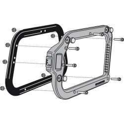 SW-MOTECH Kit de montage de supports latéraux EVO pour Hepco & Becker