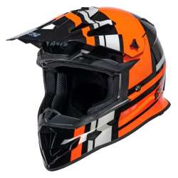 Casque Motocross iXS361 2.3 noir-orange-gris