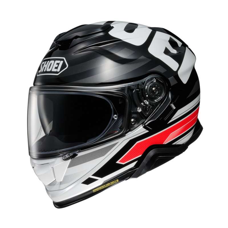 SHOEI Integralhelm GT-Air II Insignia TC-1 schwarz-weiss-rot