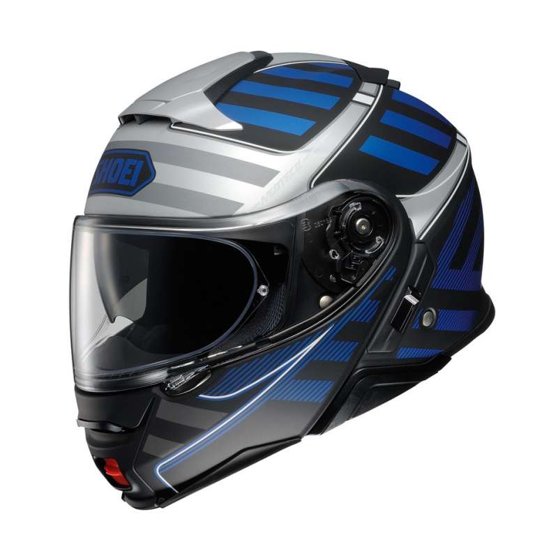 SHOEI Klapphelm Neotec II Splicer TC-2 schwarz matt-blau-silber